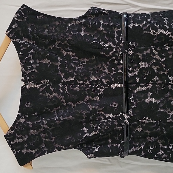 Calvin Klein Black Lace Cocktail Dress - Picture 7 of 7